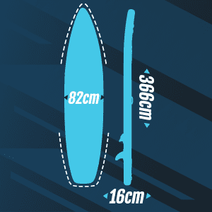 Bluefin pacchetto all-inclusive per il sup surfing