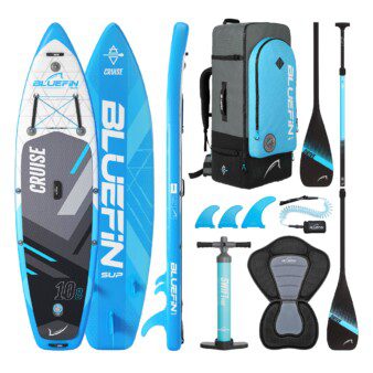 Bluefin coloured all round paddle boards