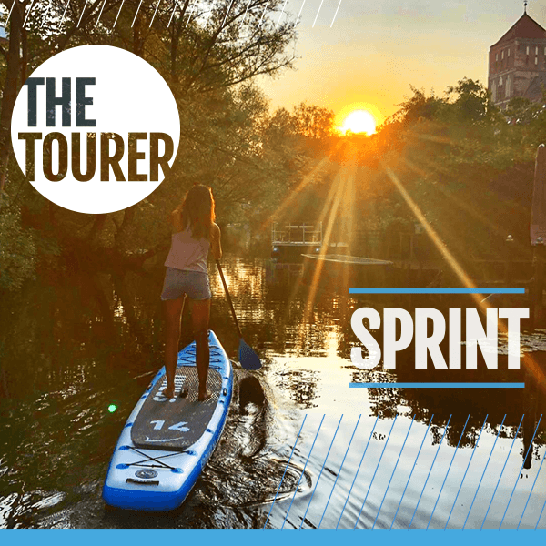 Bluefin touring stand-up paddleboard kit