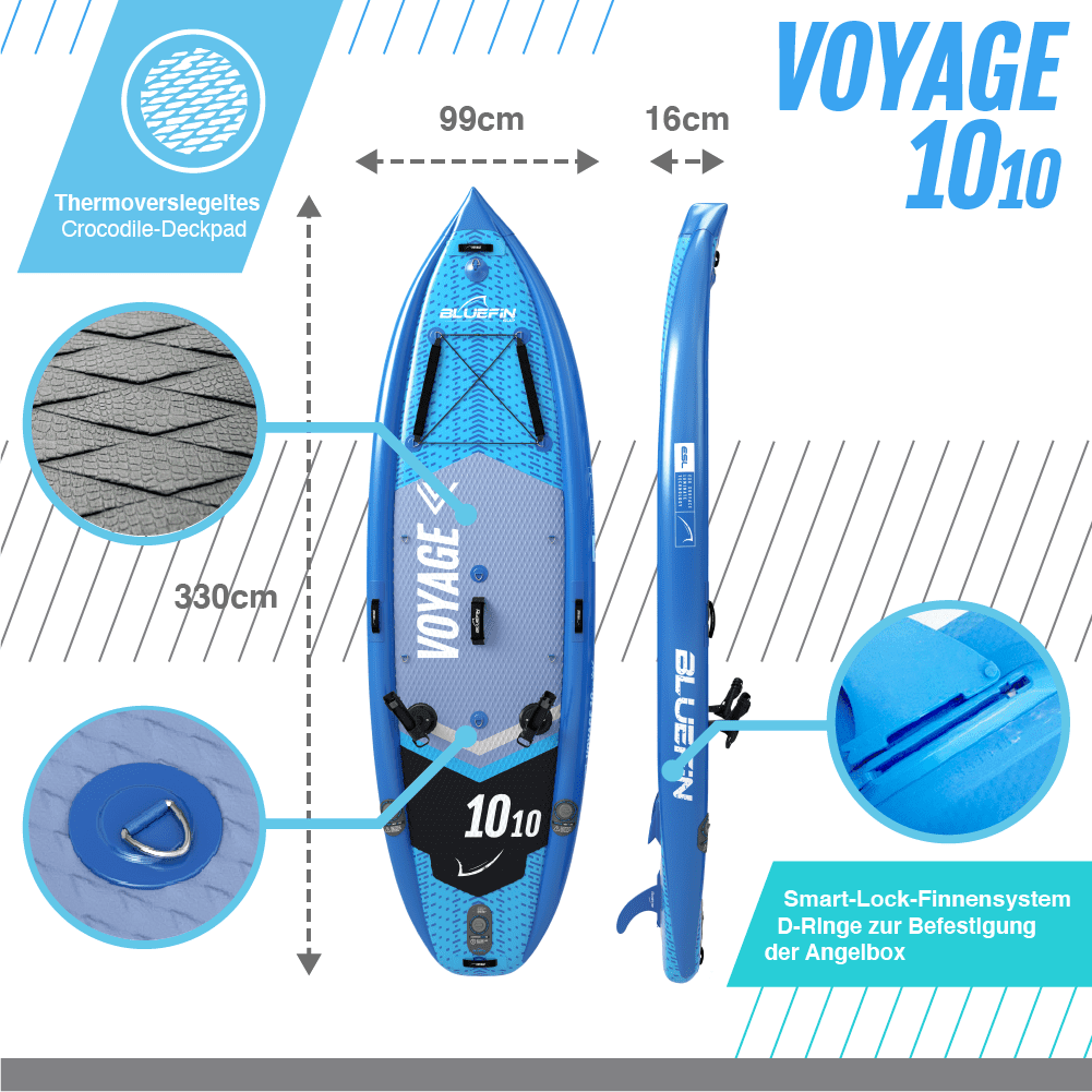 Bluefin sup 10′10" voyage