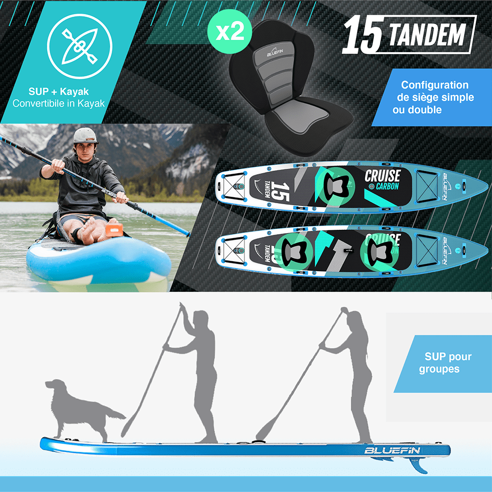 Bluefin standup paddle cruise carbon de bluefin