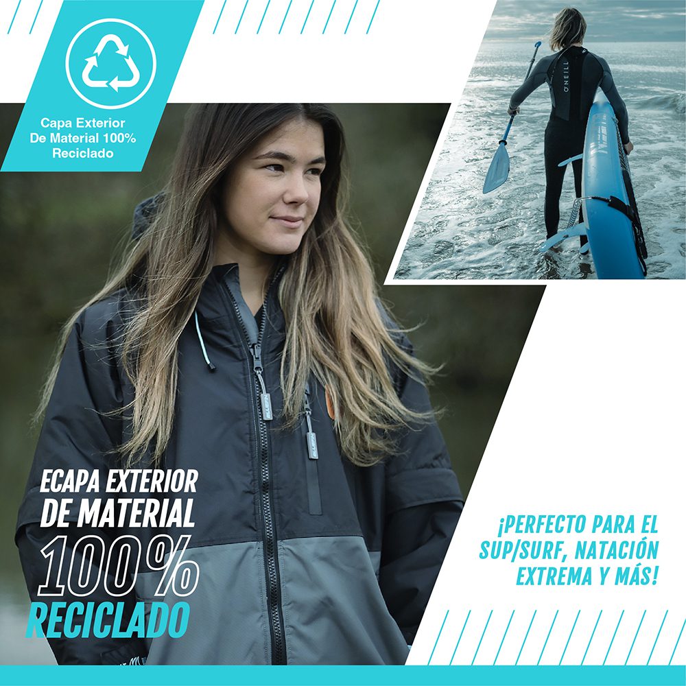 Bluefin chaqueta impermeable ecológica sup