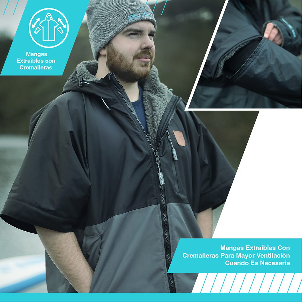 Bluefin chaqueta impermeable ecológica sup