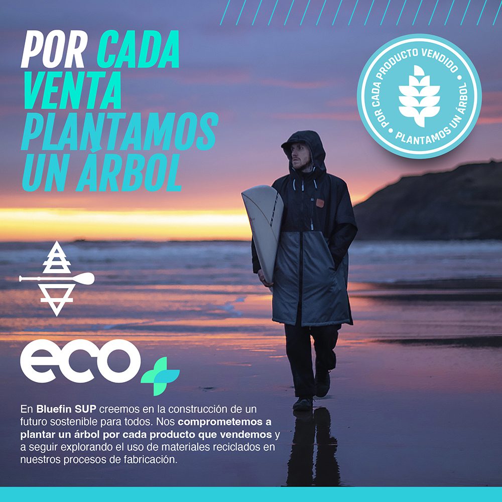 Bluefin chaqueta impermeable ecológica sup