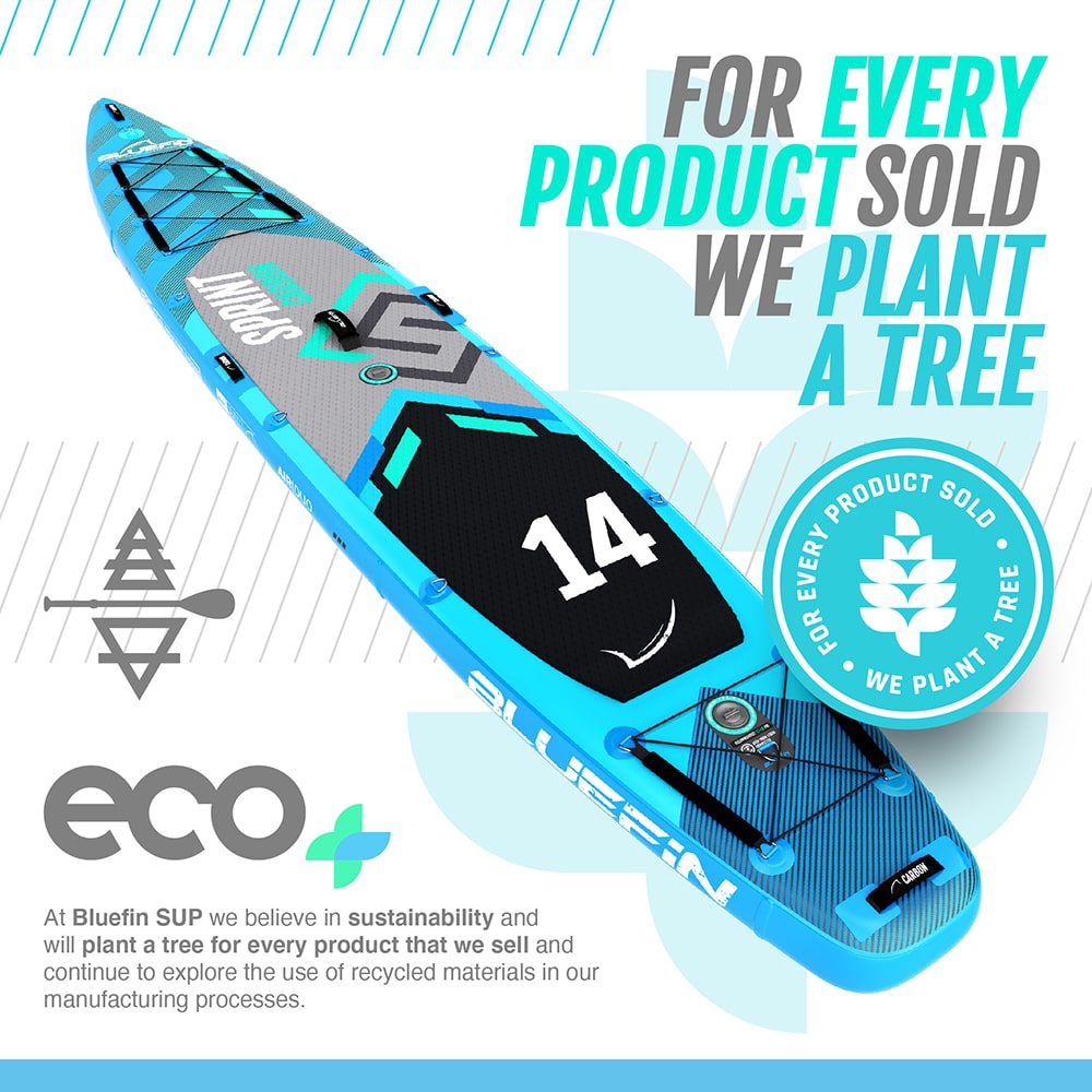 Bluefin sup 14′ sprint carbon