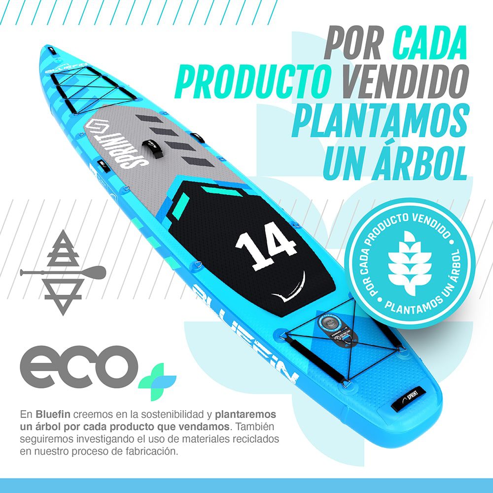 Bluefin sup 14′ sprint kit