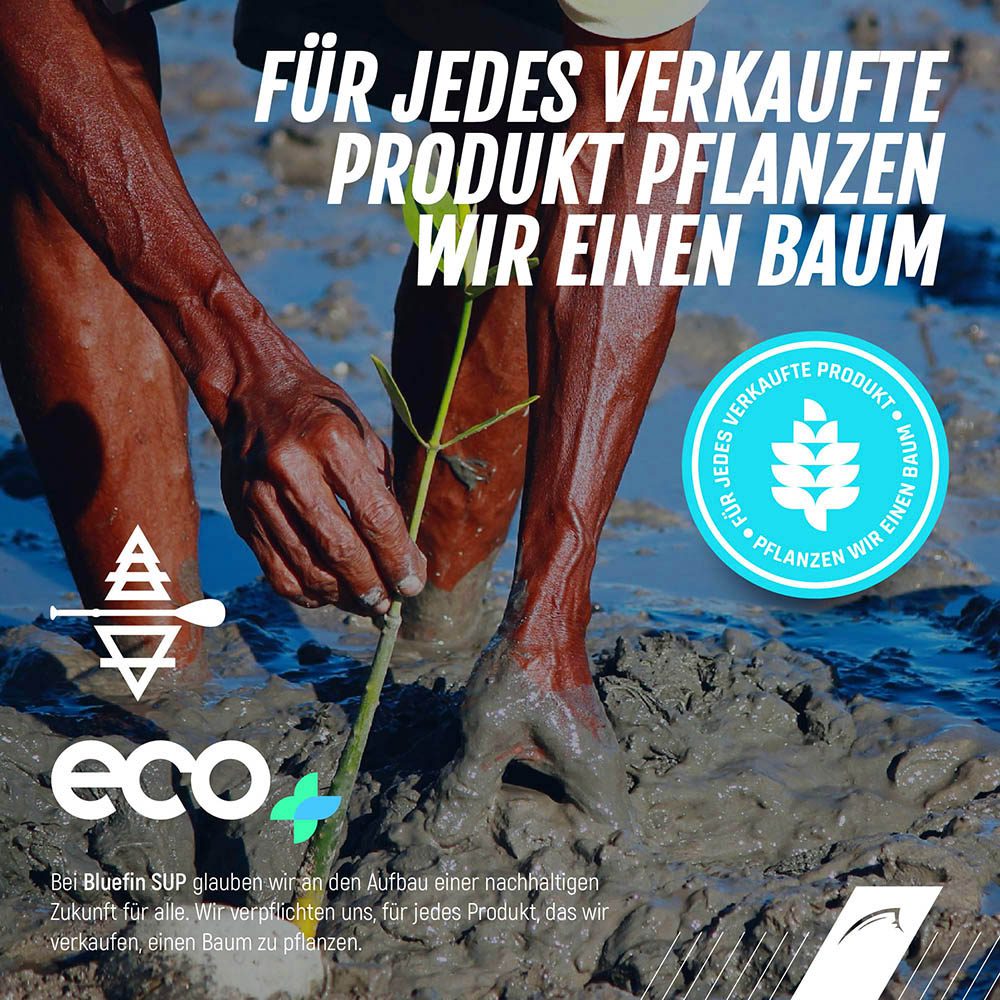 Bluefin 1-liter-wasserflasche aus edelstahl