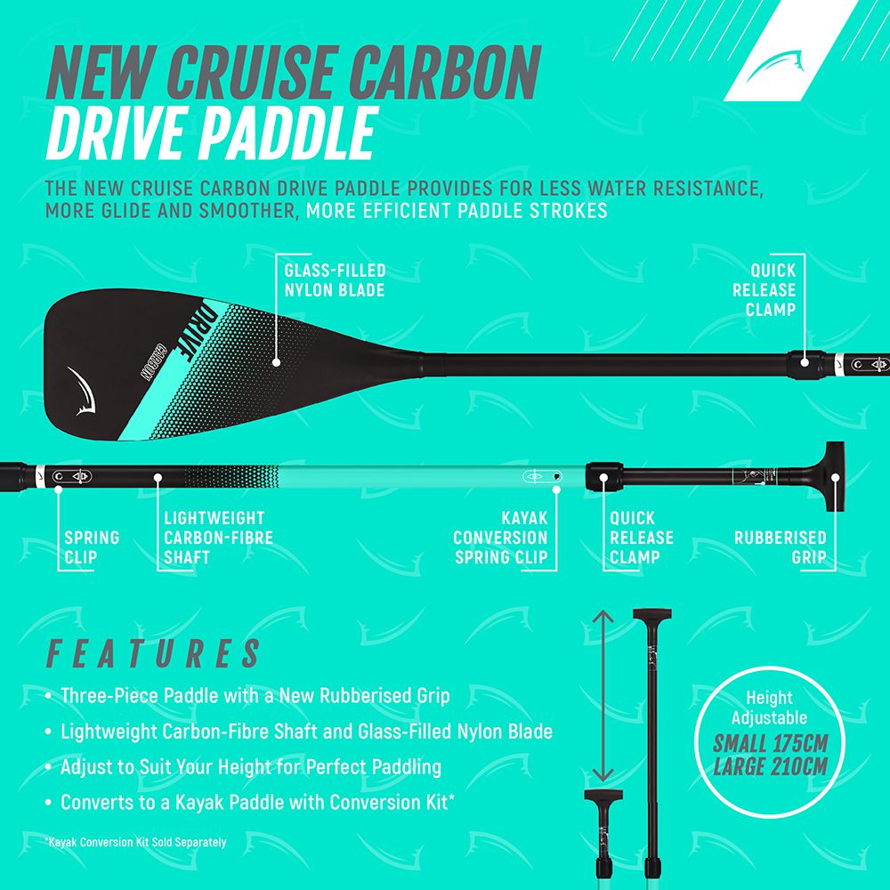 Bluefin carbon adjustable drive paddle