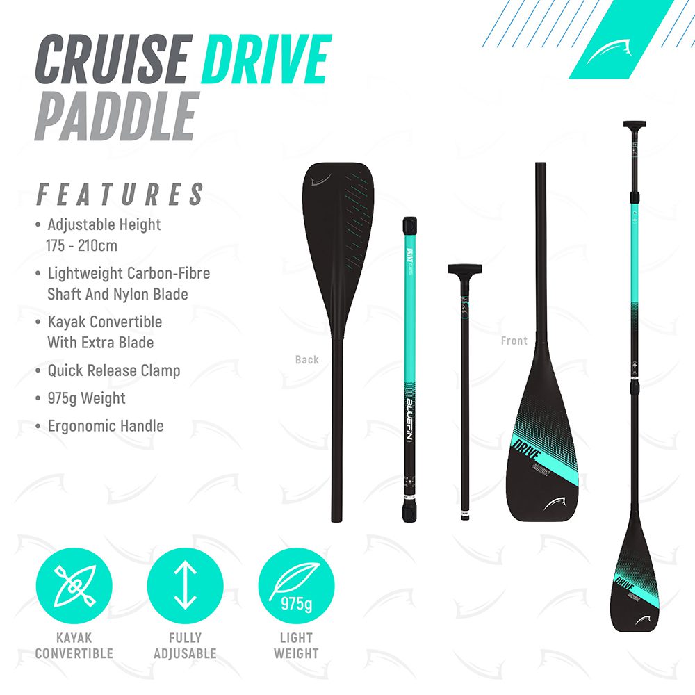 Bluefin carbon adjustable drive paddle