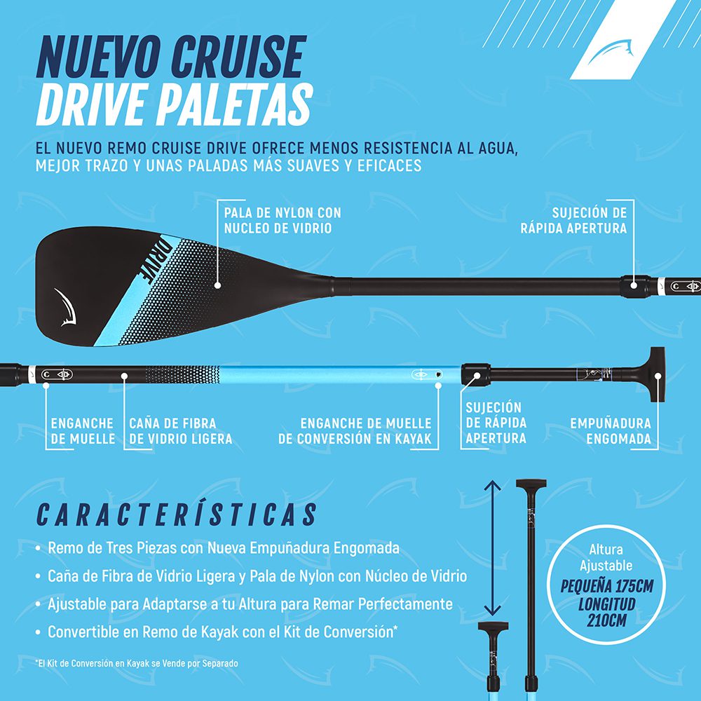 Bluefin remo de crucero para sup