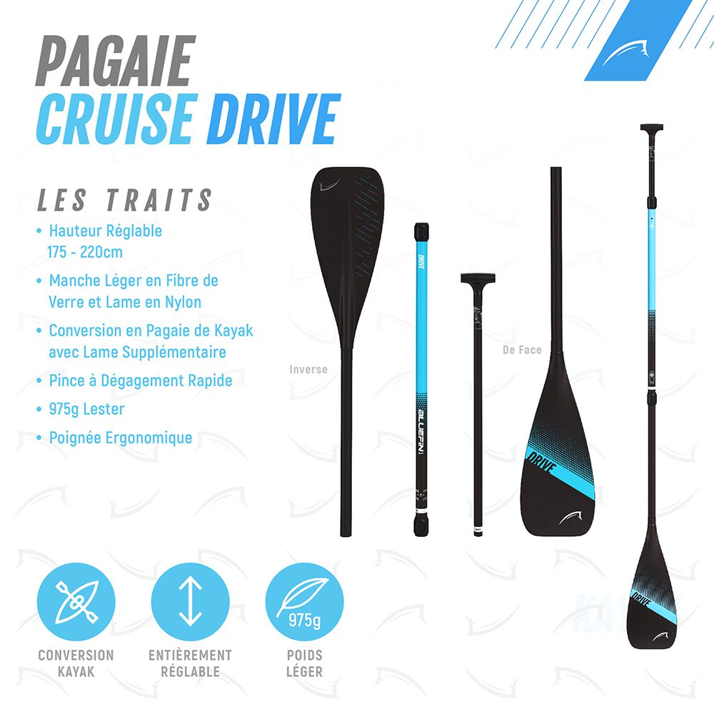 Bluefin pagaie cruise drive pour sup