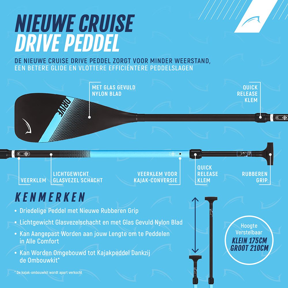 Bluefin verstelbaar sup peddel