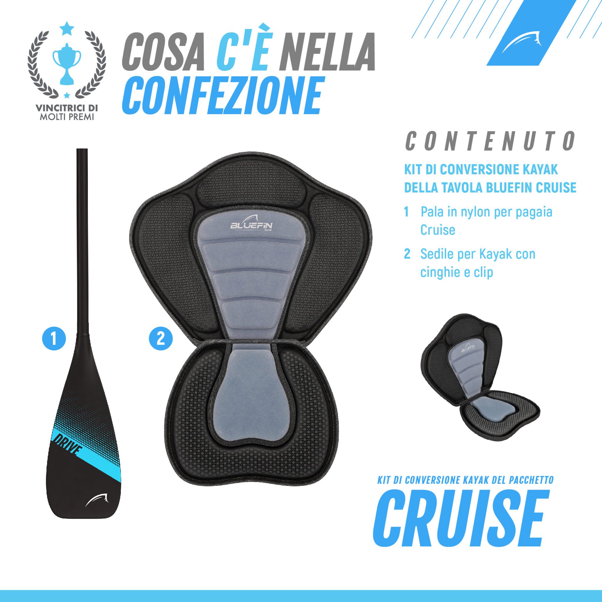 Bluefin kayak seat kit