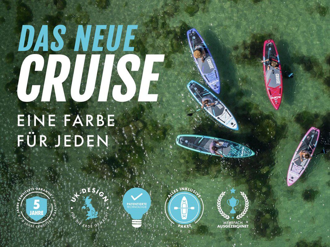 Bluefin unser aufpumpbares stand-up-paddleboard