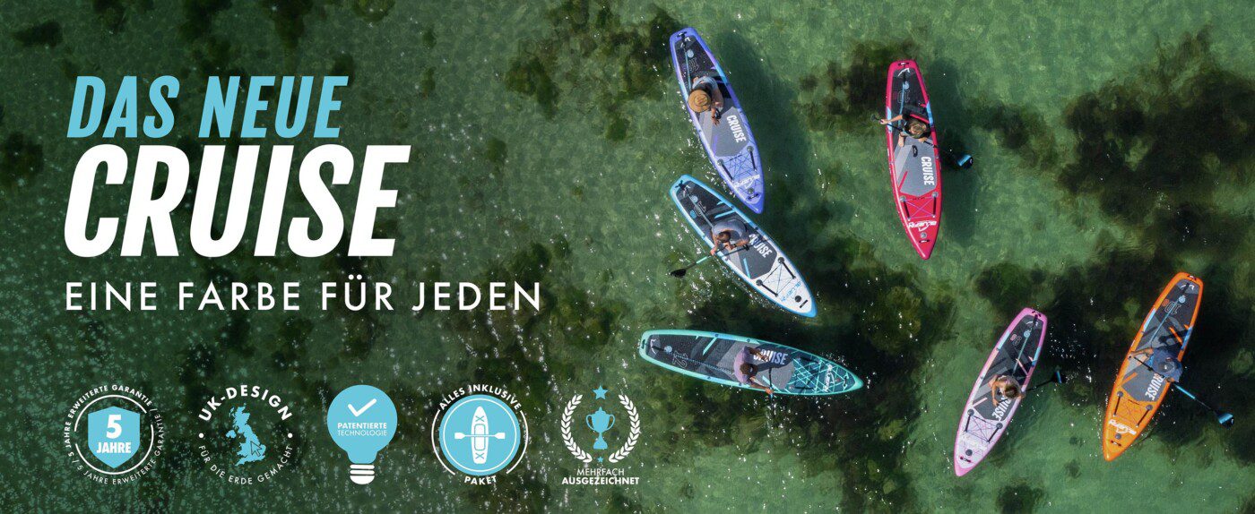 Bluefin unser aufpumpbares stand-up-paddleboard