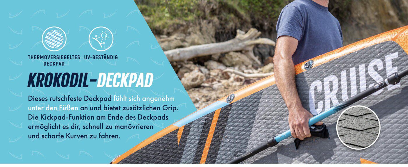 Bluefin unser aufpumpbares stand-up-paddleboard