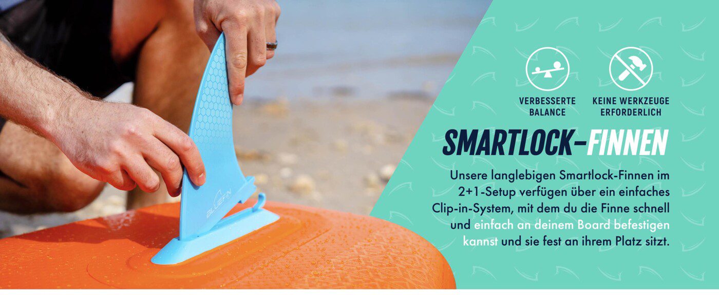 Bluefin unser aufpumpbares stand-up-paddleboard