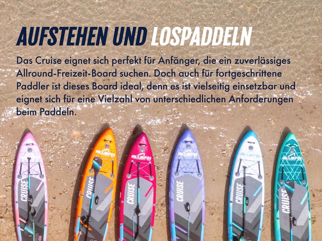 Bluefin unser aufpumpbares stand-up-paddleboard