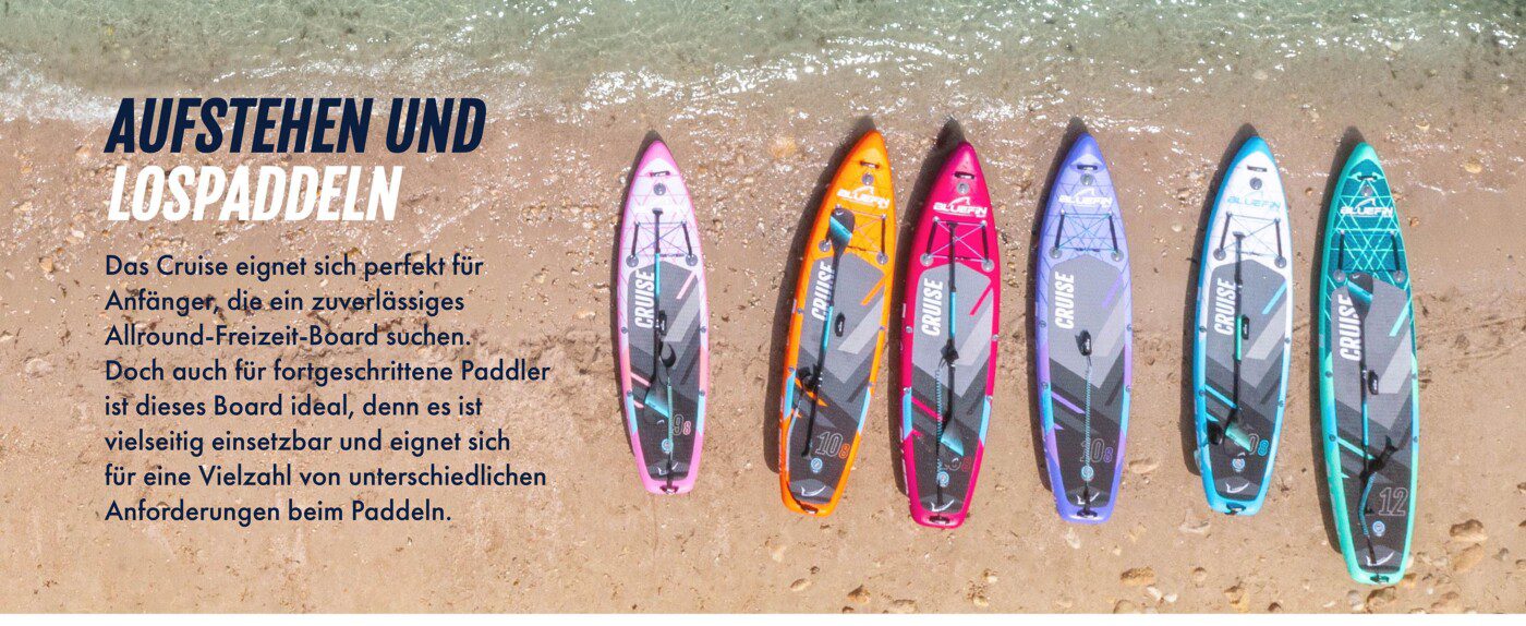 Bluefin unser aufpumpbares stand-up-paddleboard