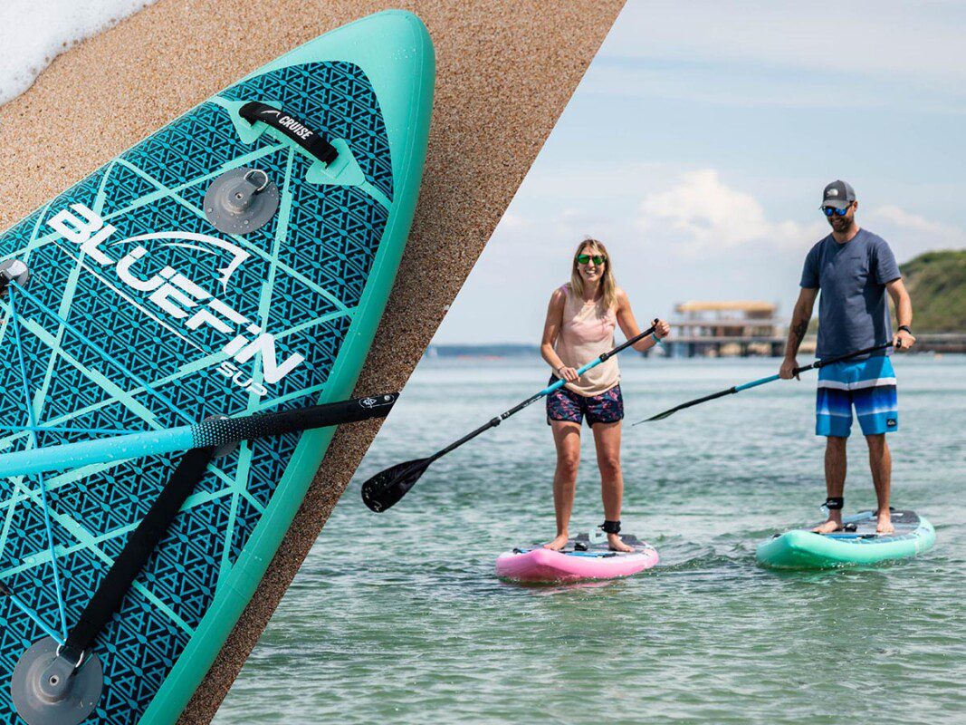 Bluefin unser aufpumpbares stand-up-paddleboard