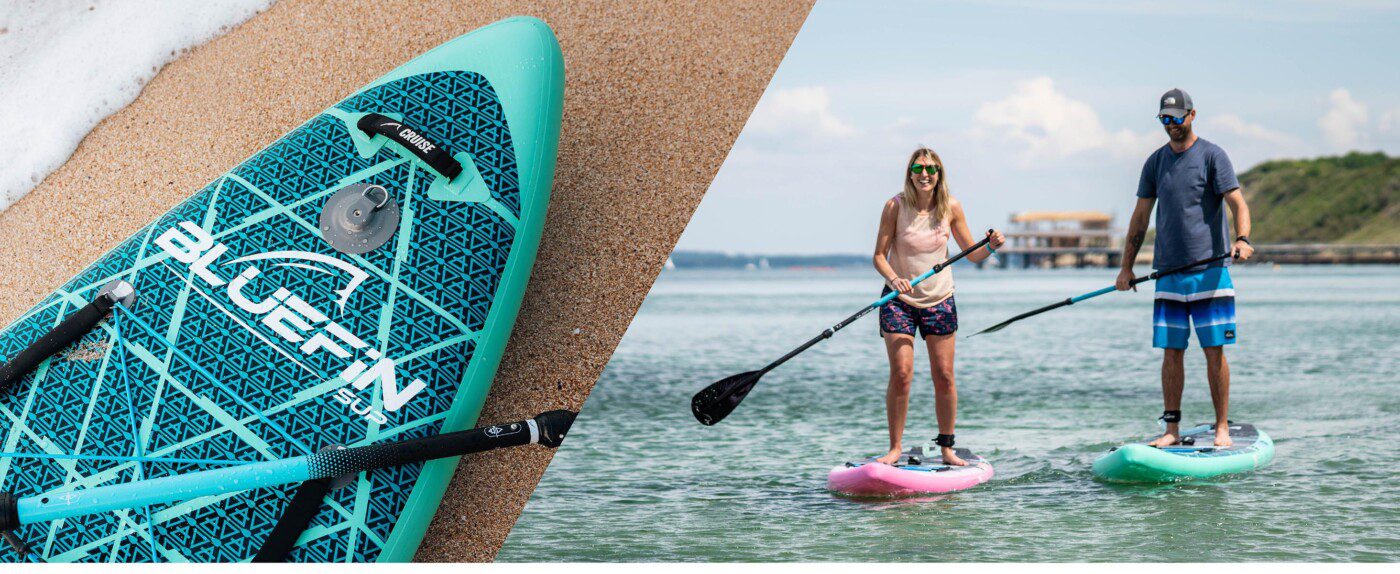 Bluefin unser aufpumpbares stand-up-paddleboard