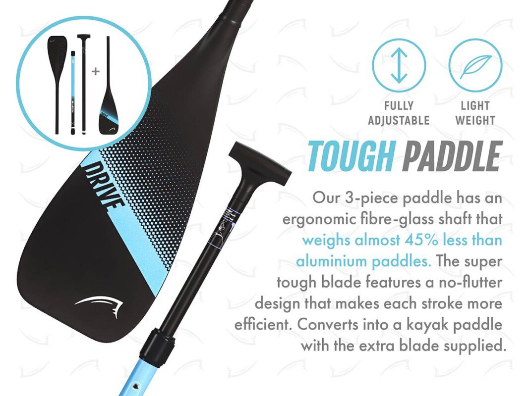 Bluefin coloured all round paddle boards