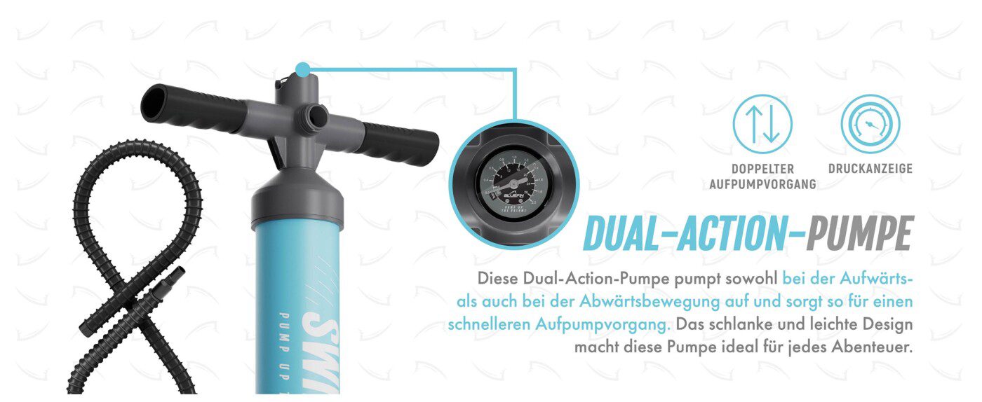 Bluefin unser aufpumpbares stand-up-paddleboard