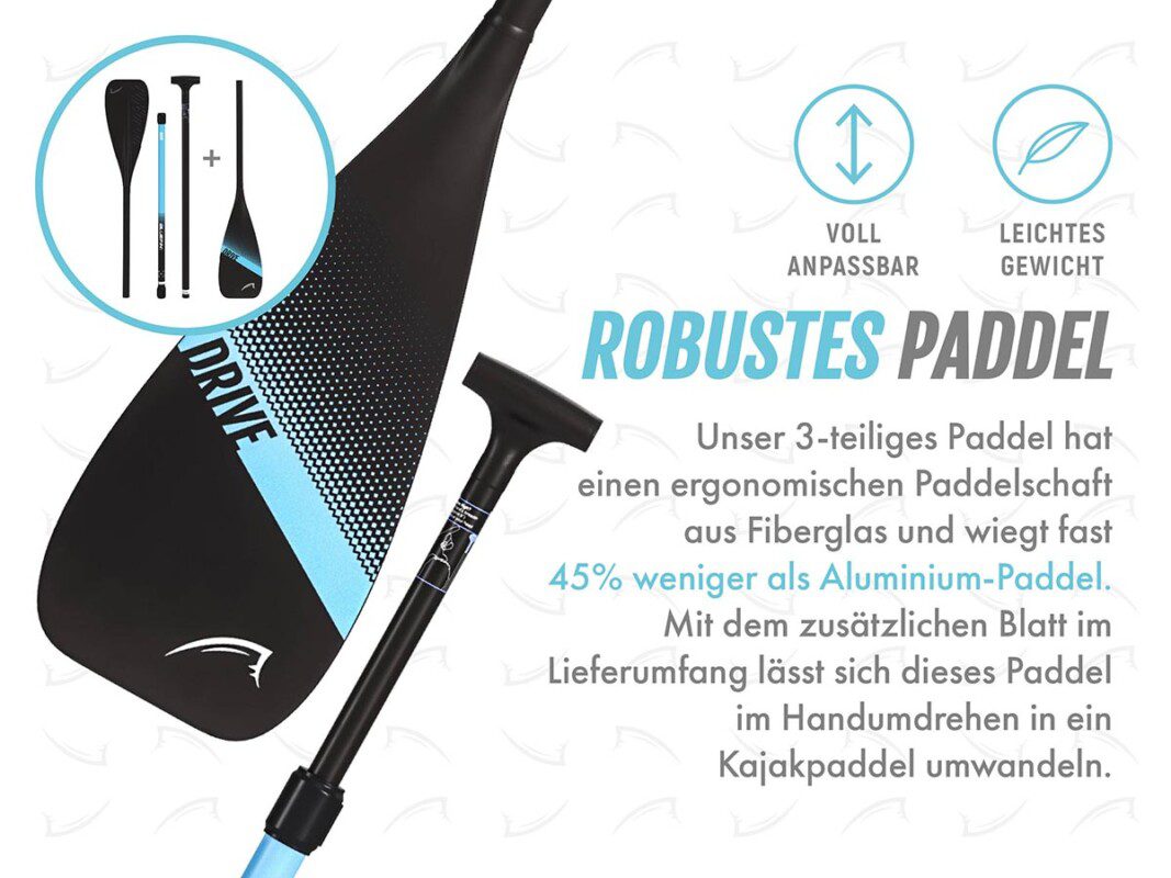 Bluefin unser aufpumpbares stand-up-paddleboard