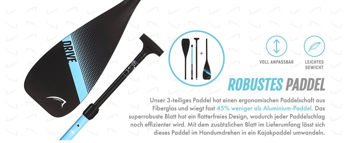 Bluefin unser aufpumpbares stand-up-paddleboard