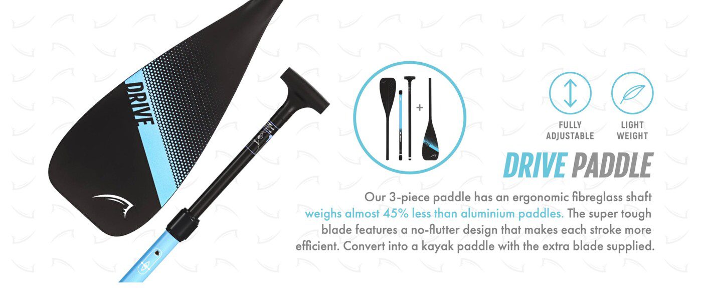 Bluefin coloured all round paddle boards