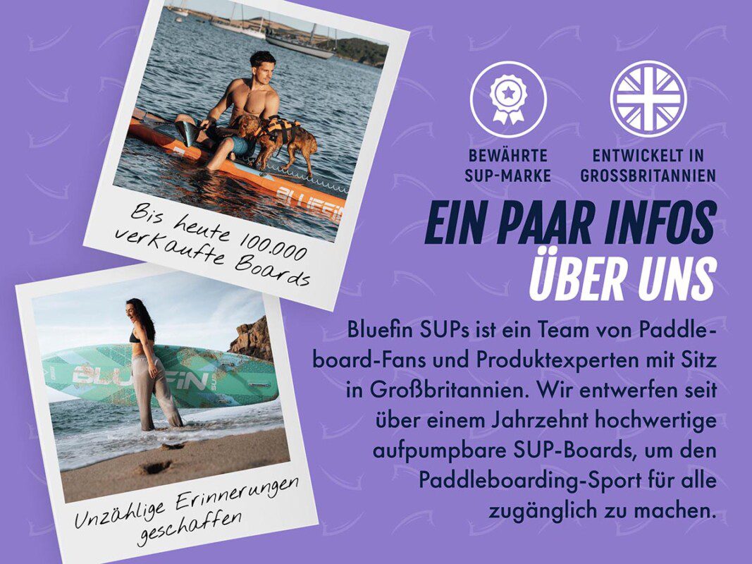 Bluefin unser aufpumpbares stand-up-paddleboard