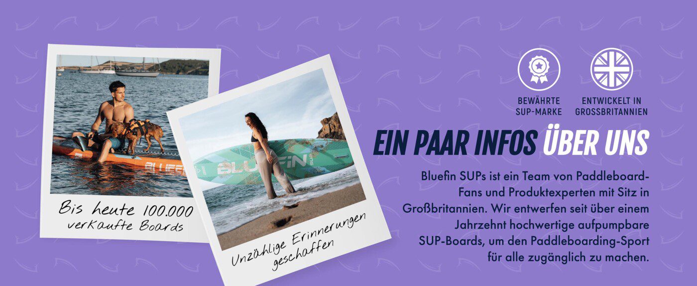 Bluefin unser aufpumpbares stand-up-paddleboard